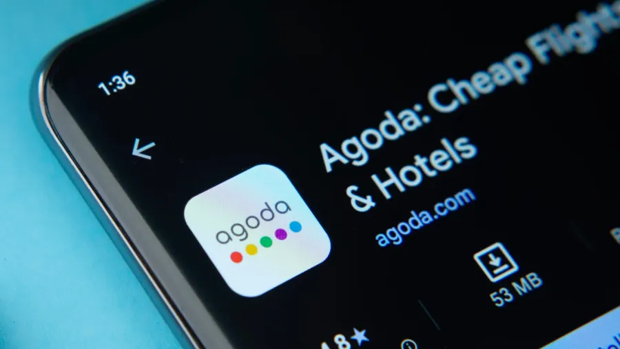 dhaka bangladesh 27 july 2025 agoda app from google playstore