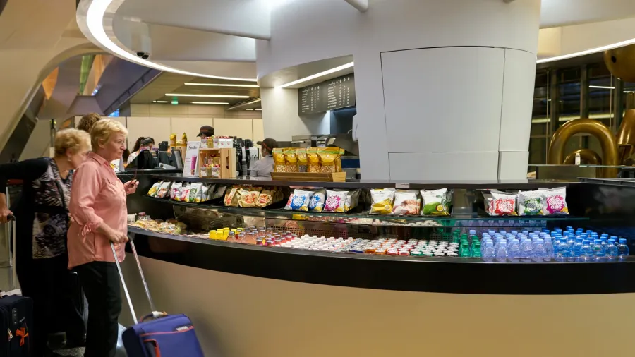 doha qatar  circa may 2017 inside hamad international airport