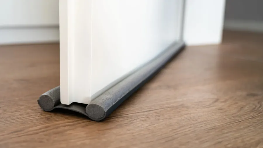 door draft stopper or excluder stop cold air