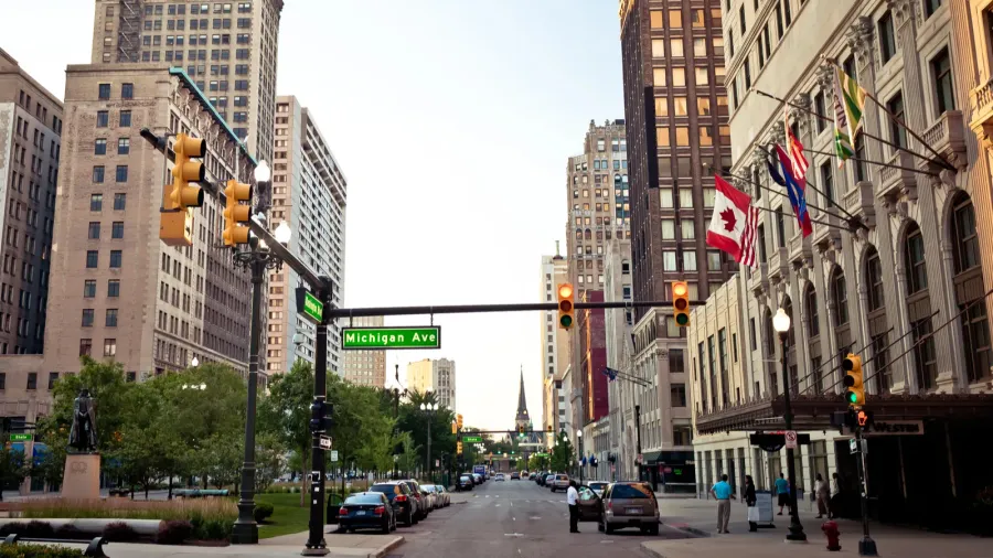 downtown detroit