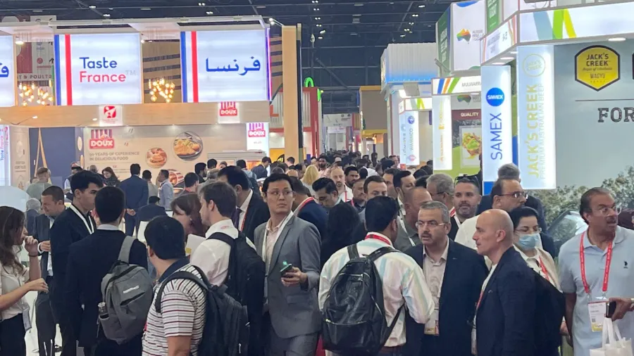 dubai uae  feb 23 2023 gulfood  worlds largest