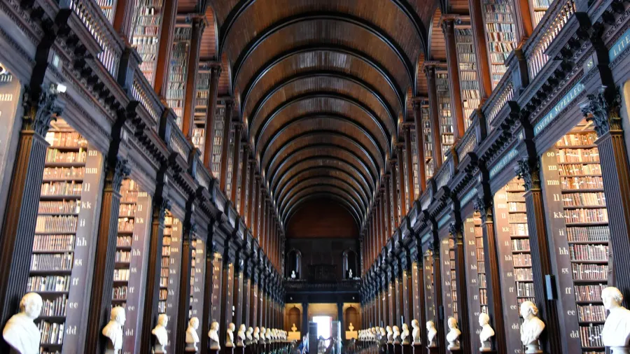 dublin ireland  may 30 2017 the long room in