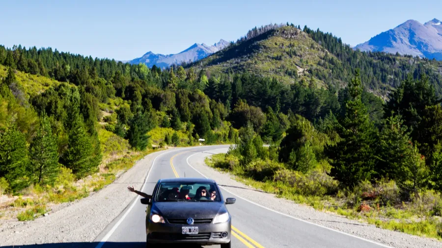 el bolson argentina  february 15 2016 scenic road on