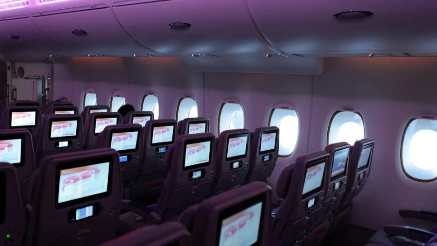 emirates airbus a380 aircraft interior