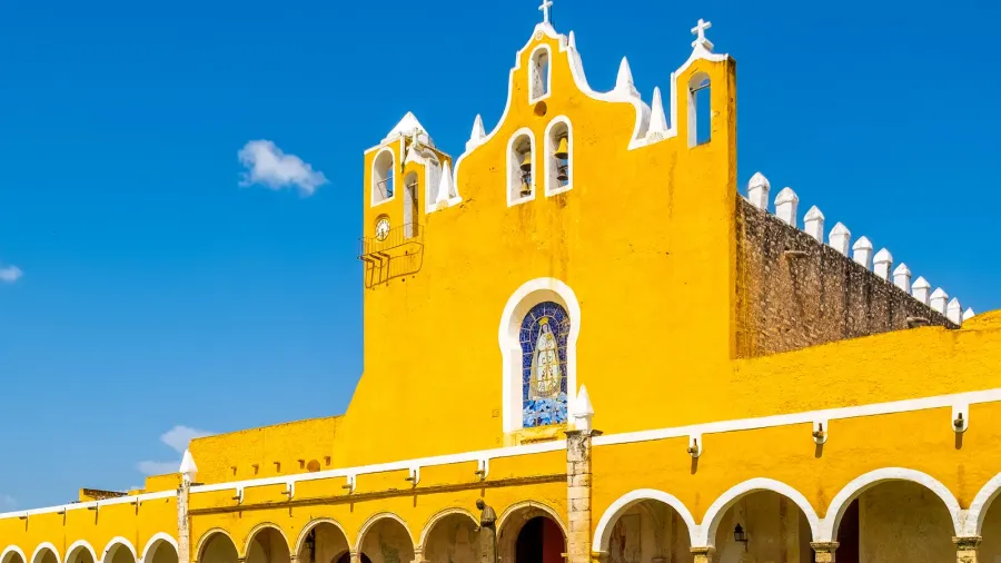 exterior view of the old san antonio franciscan monastery at