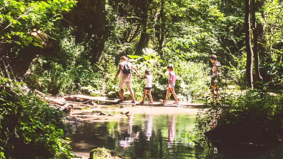 family adventure in nature