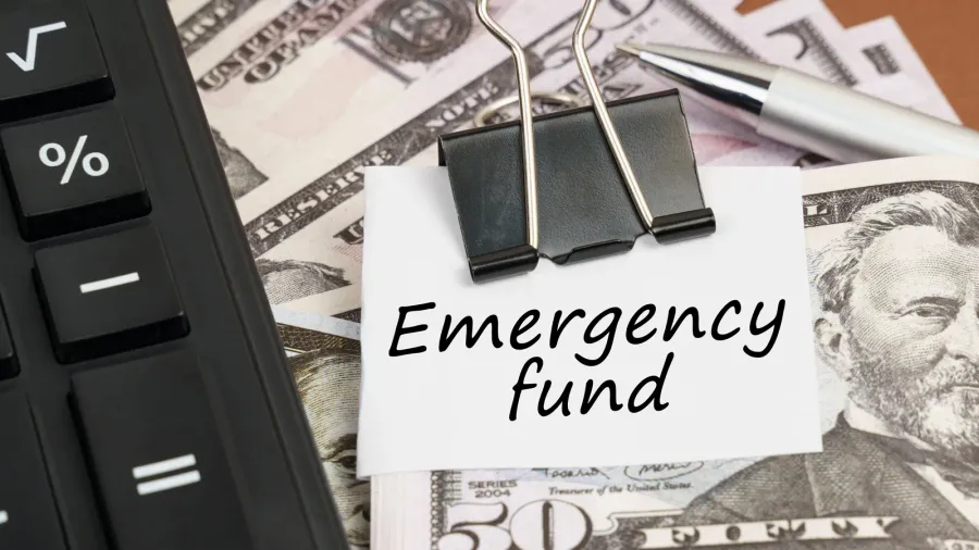 finance and business concept on a brown background lies a