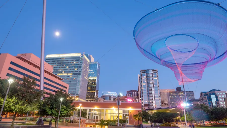 financial district area of downtown phoenix arizona