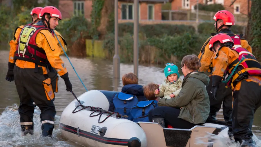 flooding  yorkshire  england