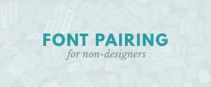 30 free font pairing suggestions for your website