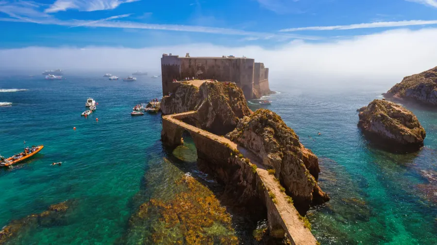 fort in berlenga island  portugal
