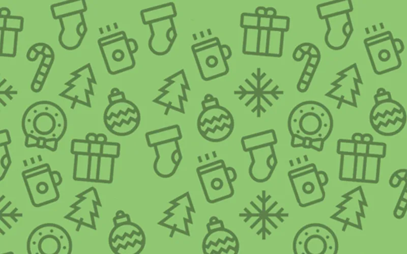 Cute Christmas themed icons.