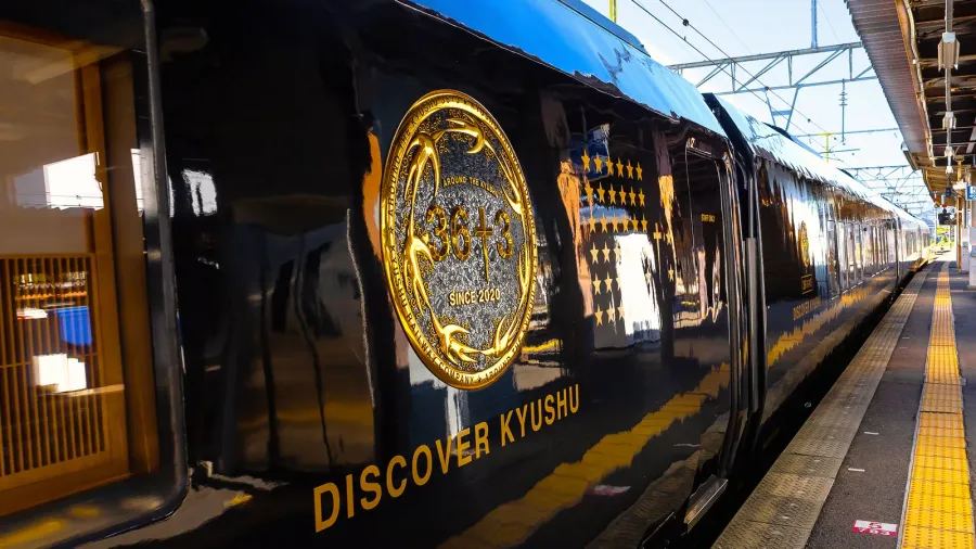 fukuoka japan  nov 28 2022 363 luxury train inaugurated