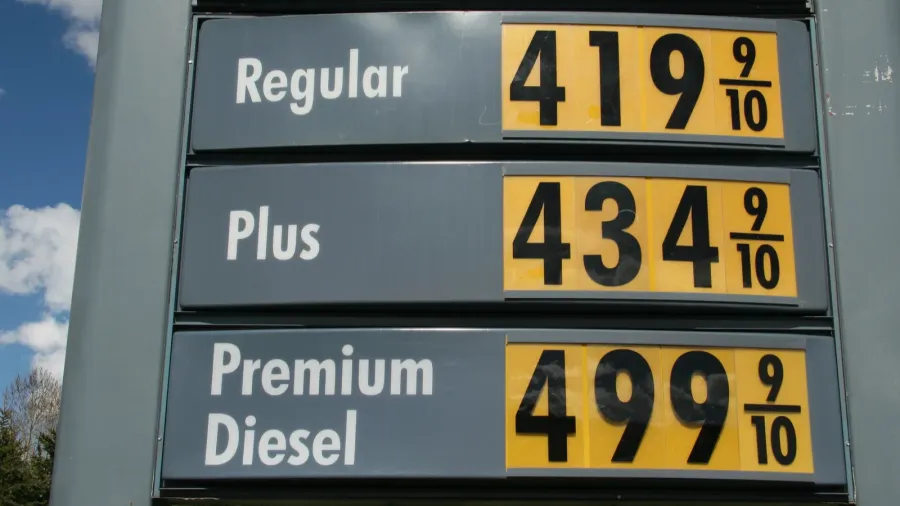 gas price sky high  regular gas over 400 a