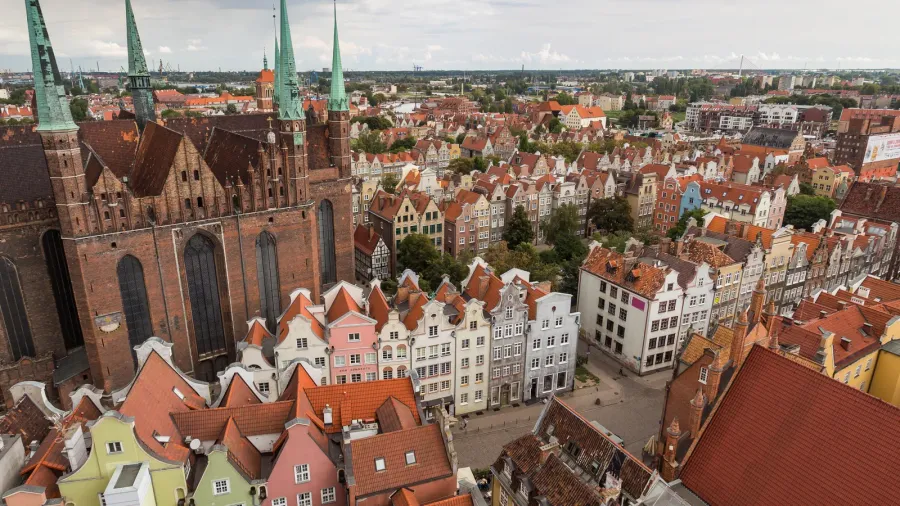 gdansk old town in poland
