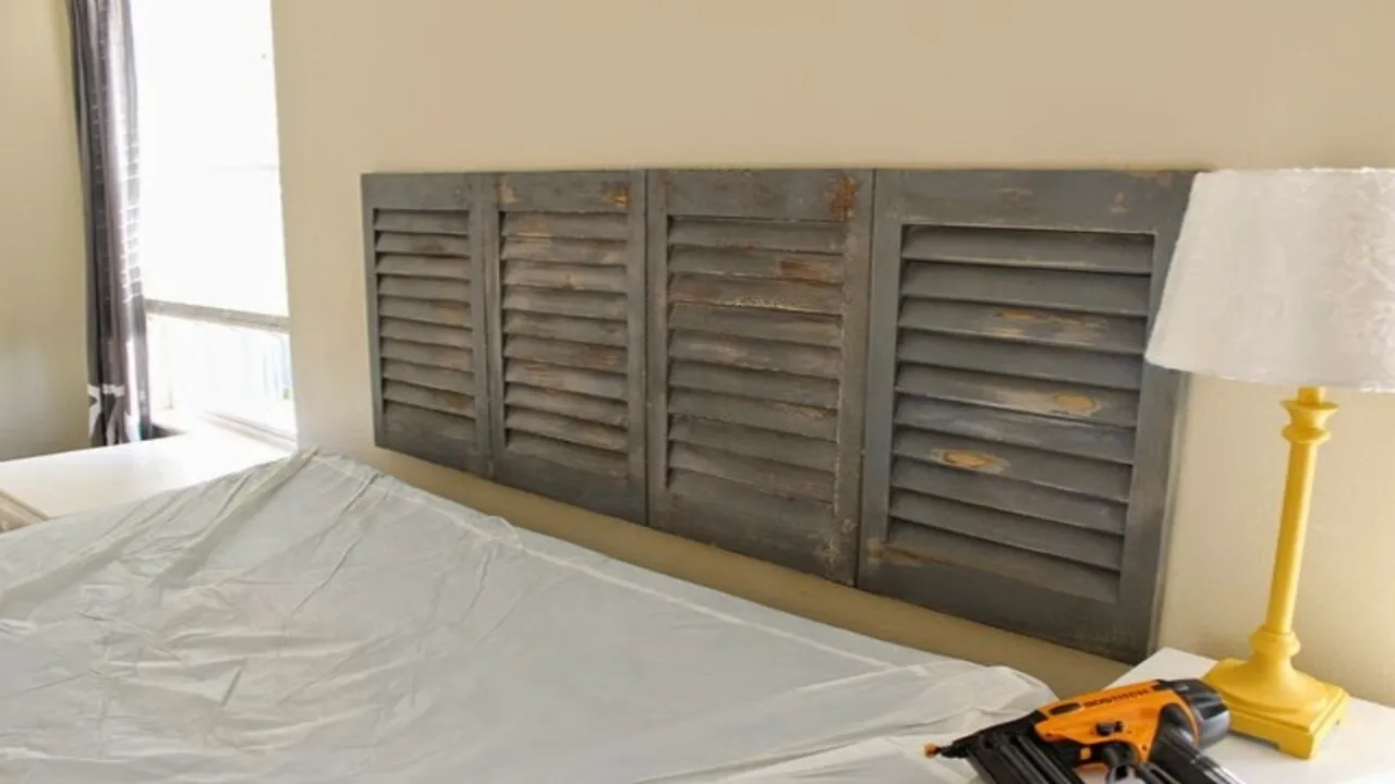 Shutter headboard
