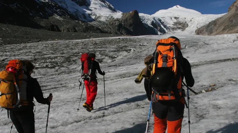 glacier trekking