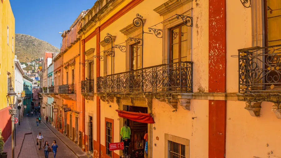 guanajuato guanajuato mexico  november 25 2019 tourist exploring