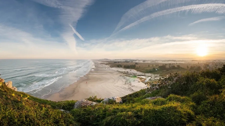 Guarita beach, in "Torres" in Rio Grande do Sul