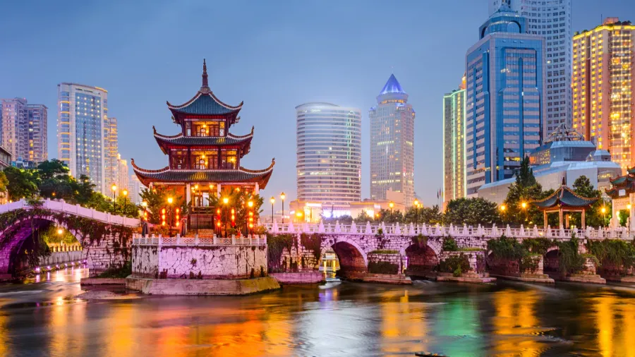 guiyang china city skyline