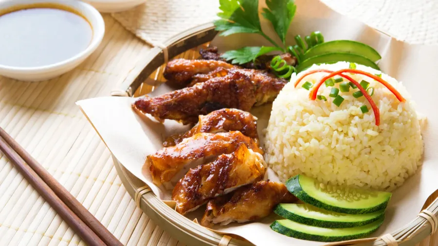 hainan chicken rice