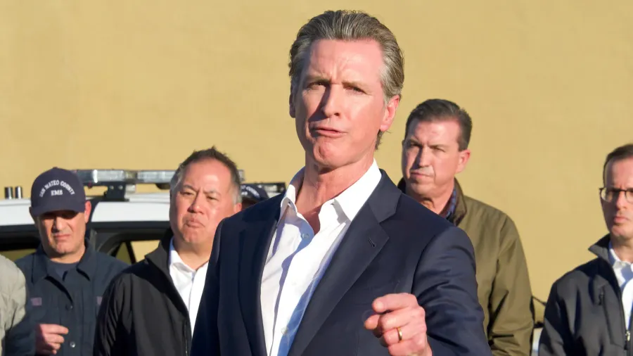 half moon bay ca  jan 24 2023 california governor