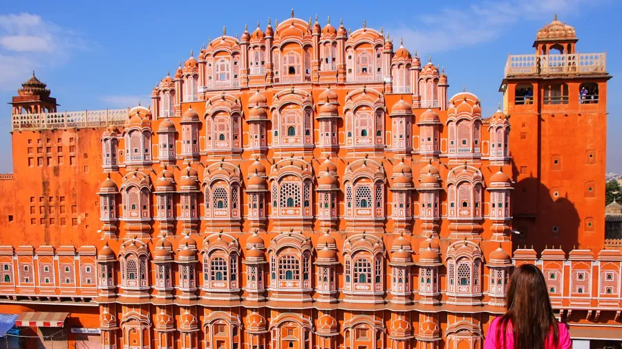 hawa mahal  palace of the winds in jaipur rajasthan