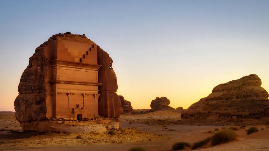 hegra alula in saudi arabia taken in january 2022