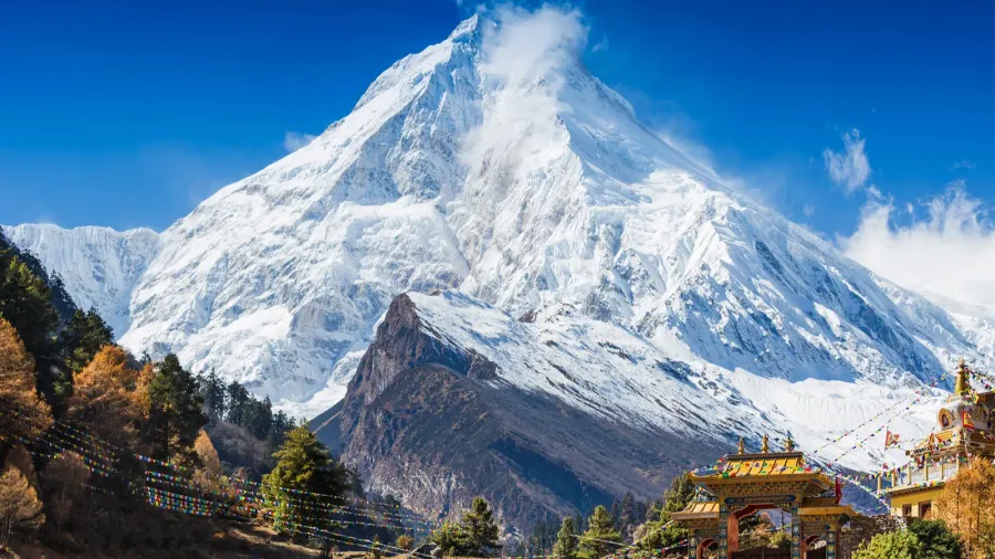 himalayas mountain landscape