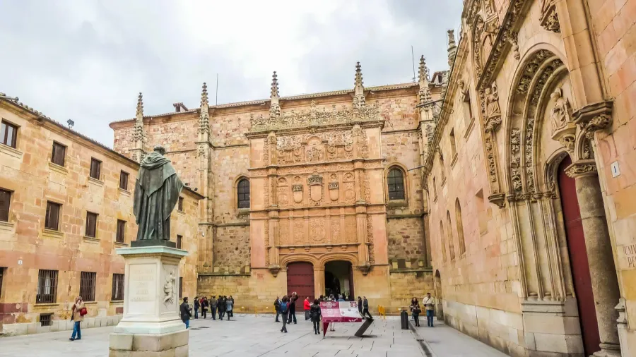 historic and famous university of salamanca castilla y leon spain