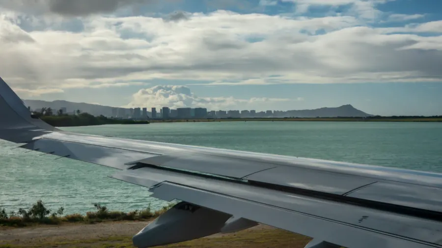 honolulu oahu hawaii airport scenes in summer
