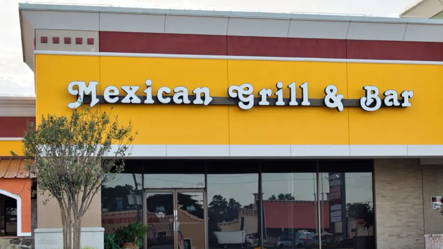 Casa Nueva Mexican Grill and Bar storefront exterior in Houston, TX.