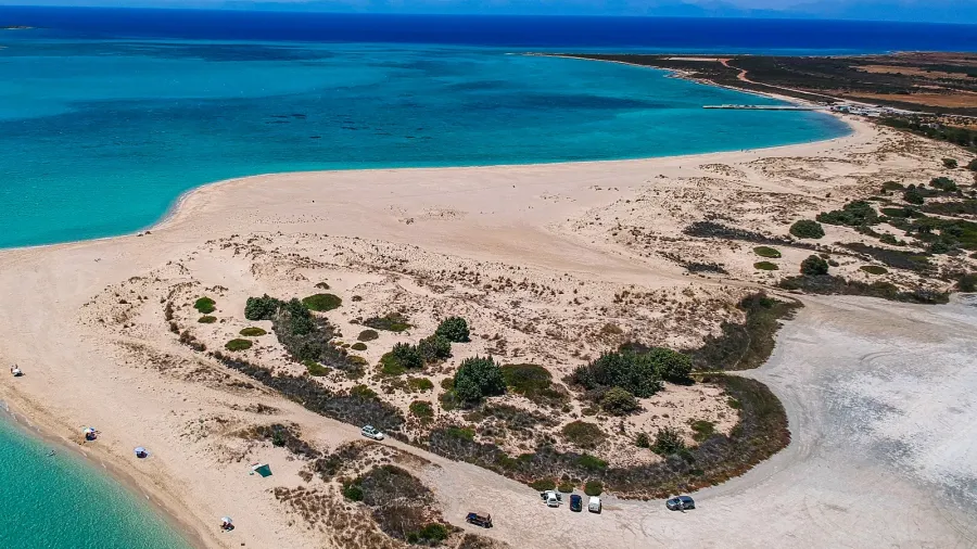 iconic aerial view over the oldest submerged lost city of