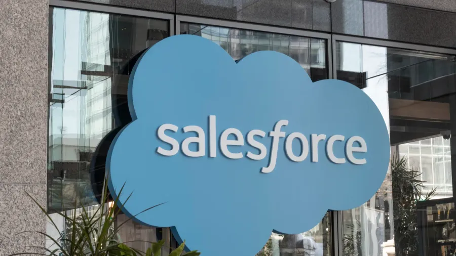 indianapolis  circa march 2022 salesforce building salesforce intends to