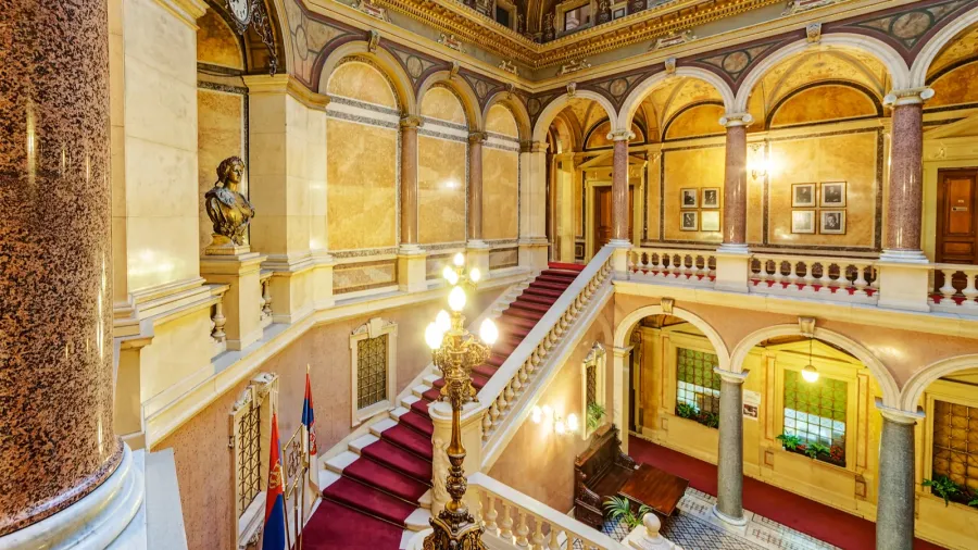 interior of classic building