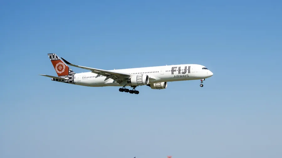 irving usa  april 8 2025 fiji airways aircraft airbus