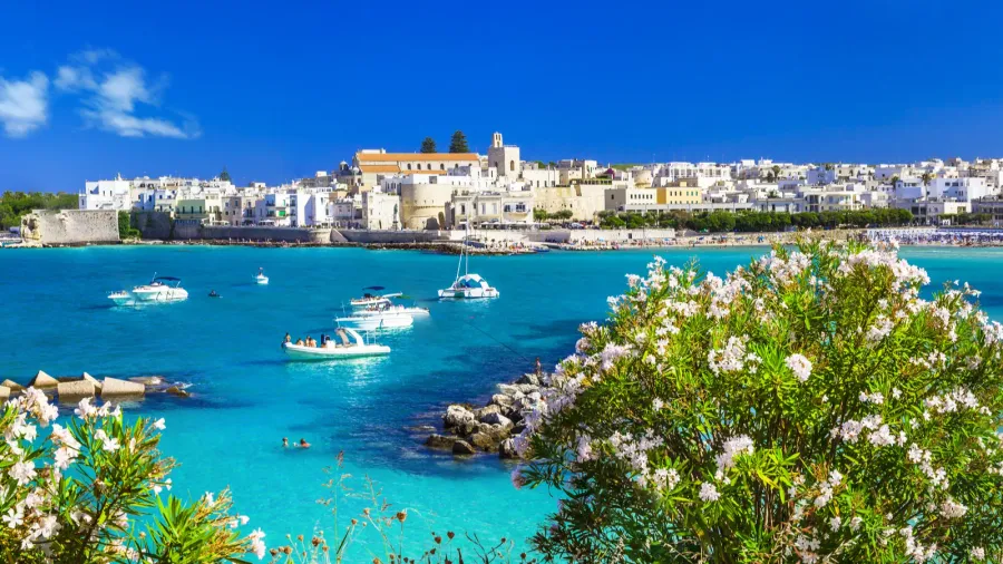 italian vacation  otranto in puglia with cristal waters