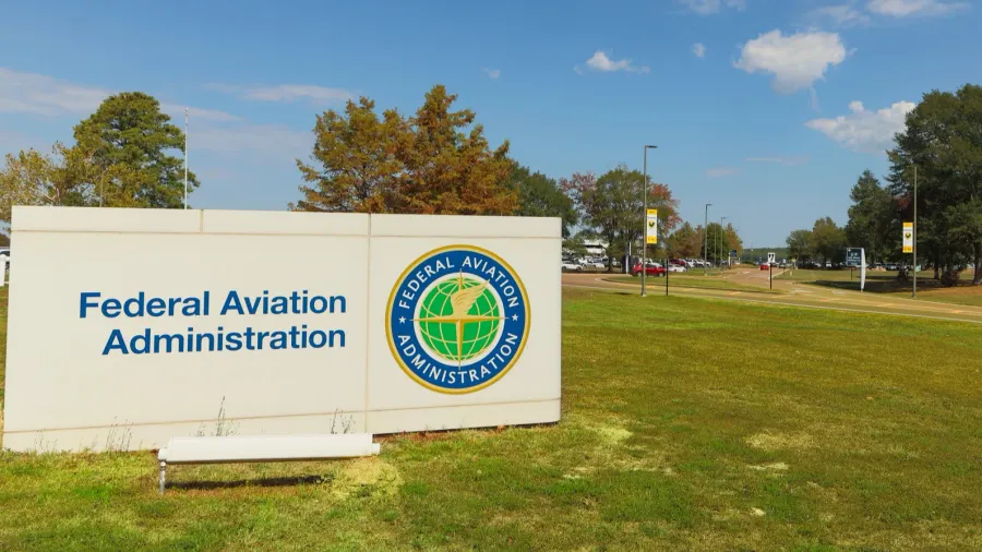 jackson ms  october 2023 federal aviation administration sign and