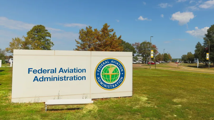 jackson ms  october 2023 federal aviation administration sign and
