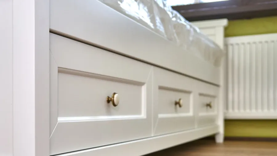 kids bed with storage classic childrens furniture in white color