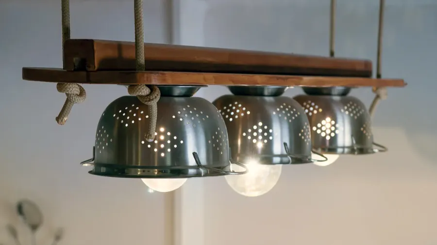 kitchen equipment as decoration