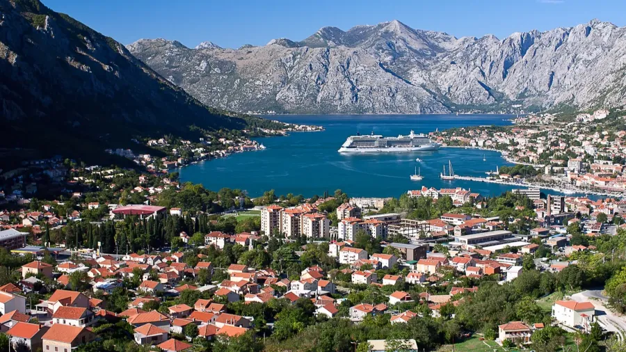 kotor cityscape
