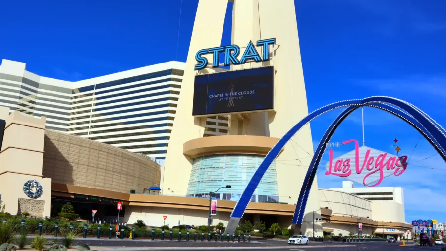 las vegas nevada  7 december 2023 the strat hotel
