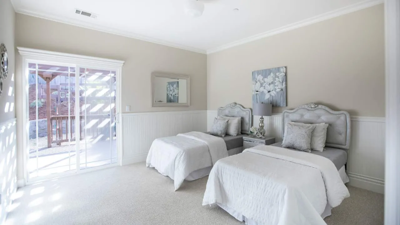 airy bedroom