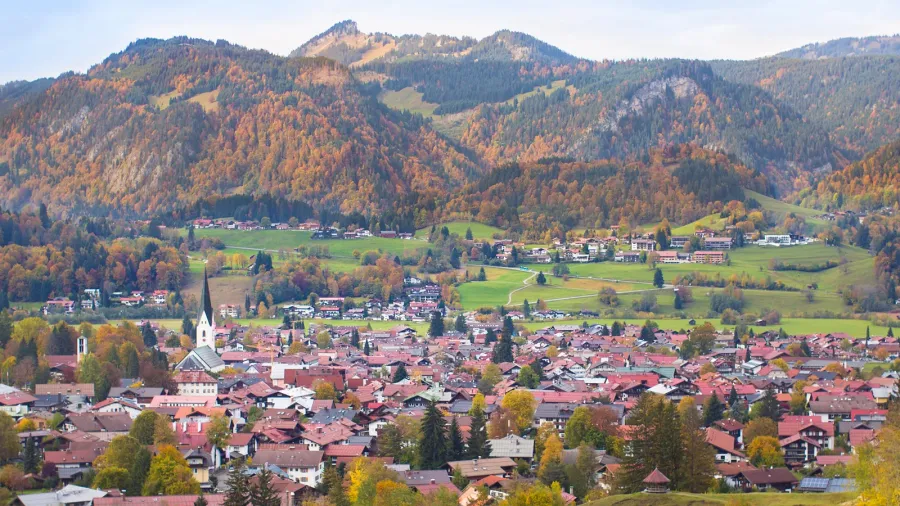 little village in the alps