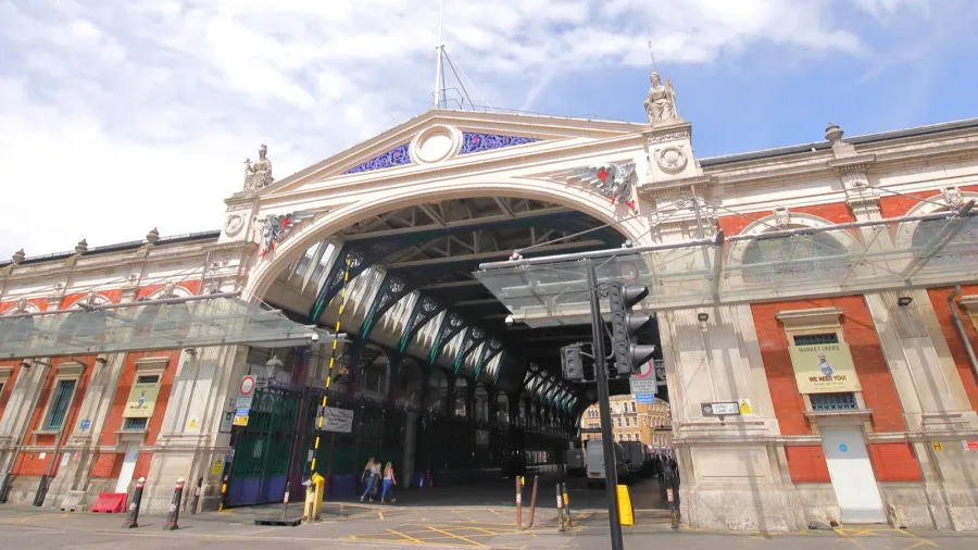 london england  june 2 2019 smithfield wholesale market london