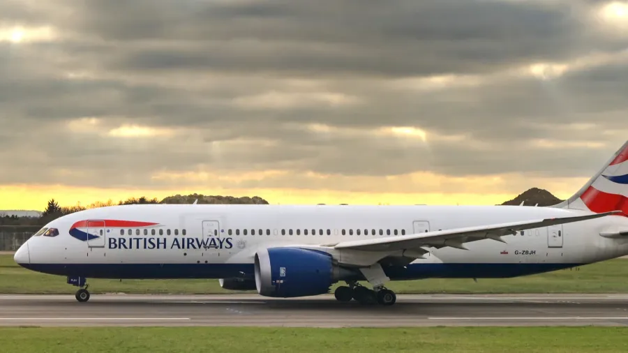 london england uk  11 january 2024 british airways boeing