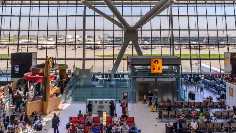 londons heathrow terminal 5 is part of the uks biggest