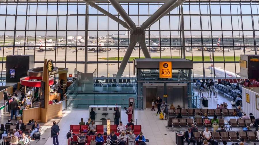 londons heathrow terminal 5 is part of the uks biggest