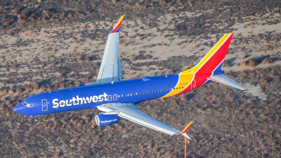 los angeles united states  13112019 boeing 737 southwest airlines
